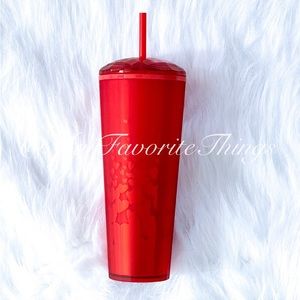 Venti “Red Hearts” Dome Starbucks Tumbler